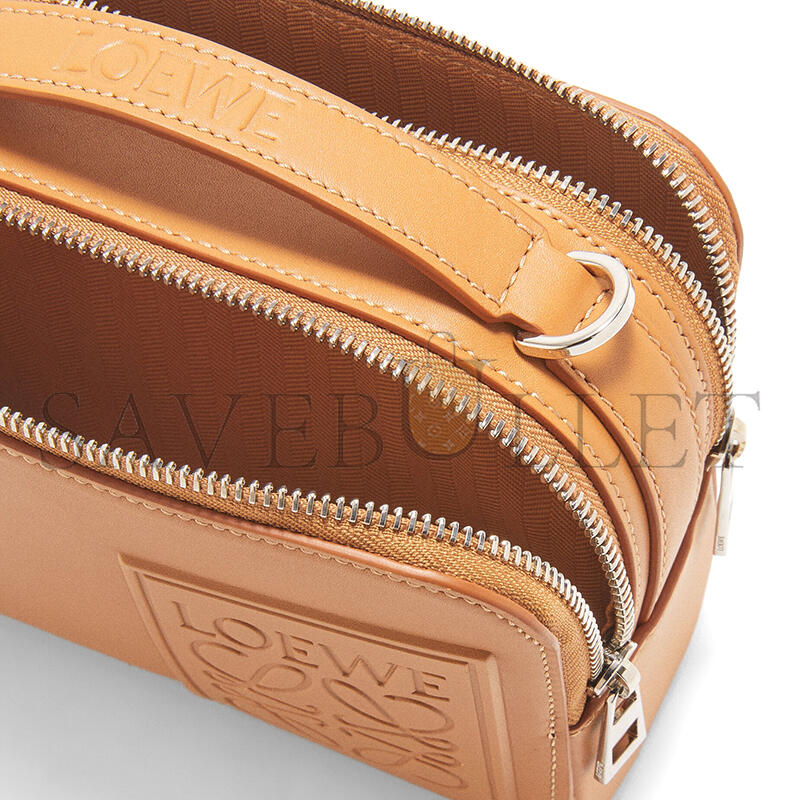 LOEWE MINI CROSSBODY CAMERA BAG IN SATIN CALFSKIN C565R41X05 (18*13*8.5cm)